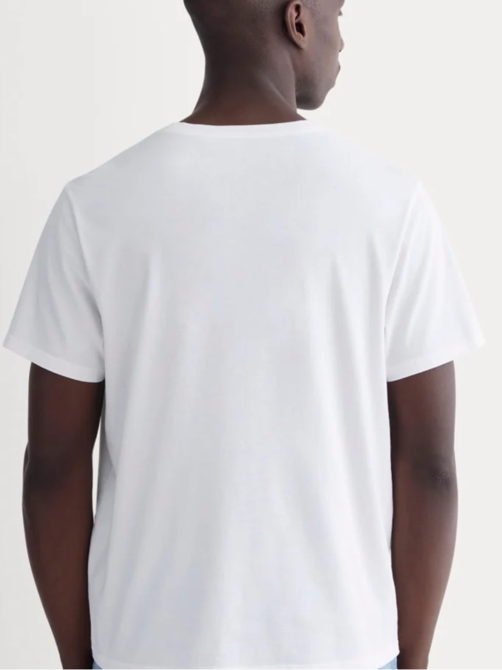 NEW Everlane White Organic Cotton Classic Tee Medium - Picture 2 of 7